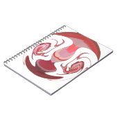 Carnet Maroon Majesty : Rustic Radiance Texté Africain (Côté gauche)