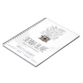 Carnet Marque de studio de photographe Spirale (Côté gauche)