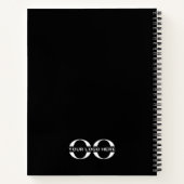 Carnet Marque professionnelle Black White Company (Dos)