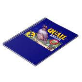 Carnet Marque Quail Contra Costa Bartletts (Côté gauche)