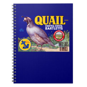 Carnet Marque Quail Contra Costa Bartletts