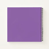 Carnet Marque violette et rouge (Dos)