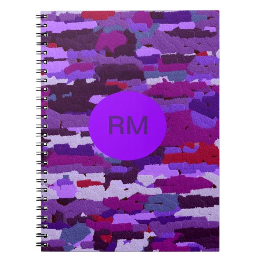 Carnet Marque violette et rouge (Devant)