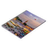Carnet Marrakech, Maroc - Place Jemaa el Fnaa (Côté gauche)