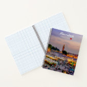 Carnet Marrakech, Maroc - Place Jemaa el Fnaa Spirale (Intérieur)