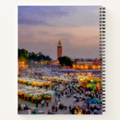 Carnet Marrakech, Maroc - Place Jemaa el Fnaa Spirale (Dos)