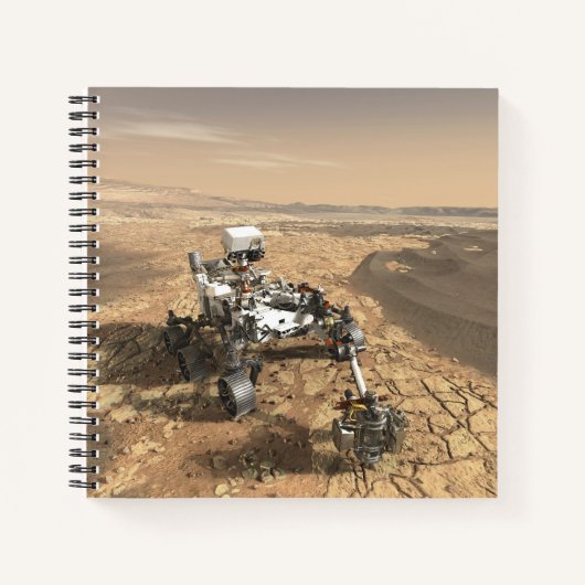 Carnet Mars 2020 Rover Sur La Surface De Mars. (Devant)