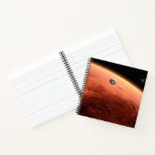 Carnet Mars Science Laboratory approchant Mars. (Intérieur)