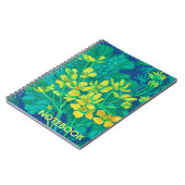Carnet Marsh Marigold Fleurs sauvages d'été peinture flor (Côté gauche)