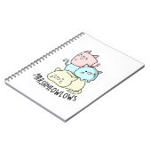 Carnet Marsh-meow-lows Pun de chat drôle Marshmallow  (Côté gauche)