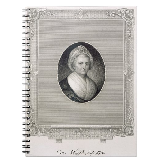 Carnet Martha Washington, gravé par James Barton Longac (Devant)