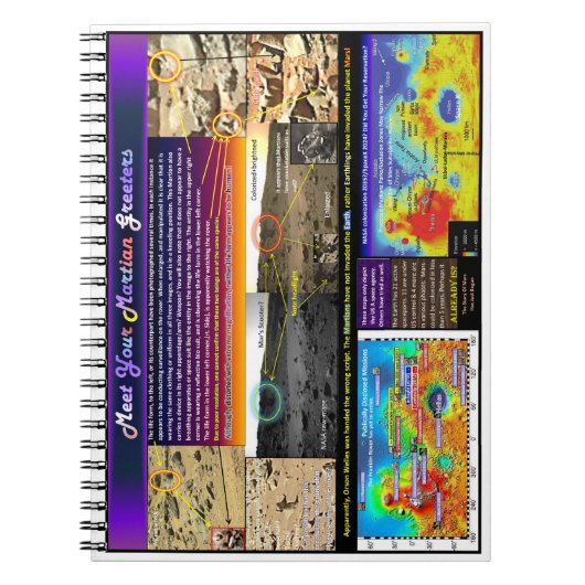 Carnet Martian Greeters (Devant)