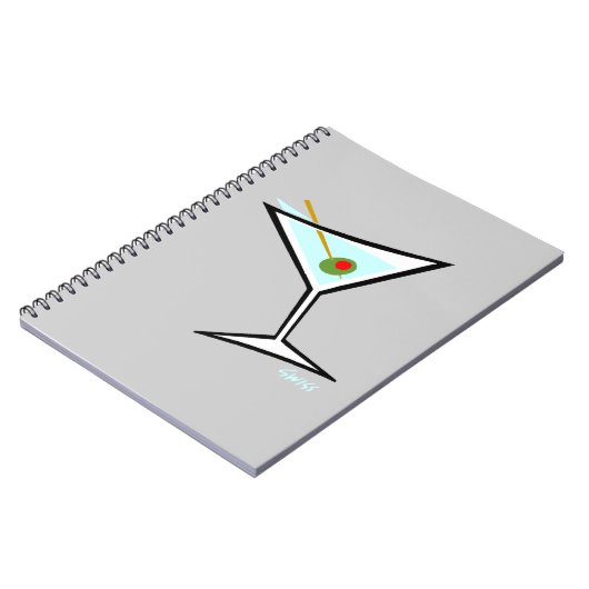 Carnet Martini cool avec Olive Pimento (Côté gauche)