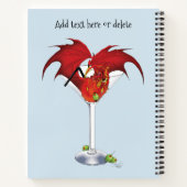 Carnet Martini Imaginaire Red Dragon (Dos)