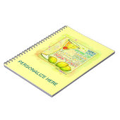 CARNET MARTINI LEMON DROP (Côté gauche)