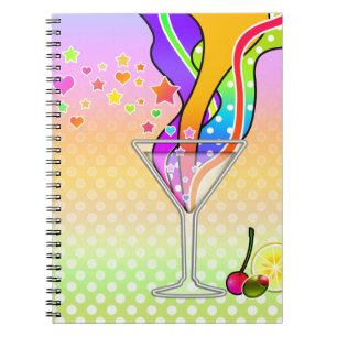 CARNET MARTINI STYLE ART POP DES ANNÉES SOIXANTE