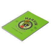 Carnet MARVIN LA CARTE RÉtro MARTIAN™ (Côté gauche)