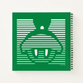 Carnet MARVIN L'Icône rayée MARTIAN™ (Dos)