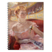 Carnet Mary Cassatt - Femme avec collier de perle dans un (Devant)