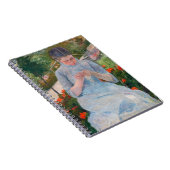 Carnet Mary Cassatt - Fille couture dans un jardin (Côté Droit)