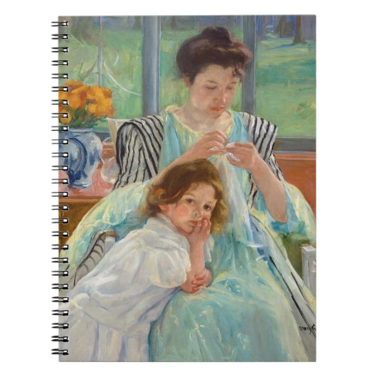 Carnet Mary Cassatt - Jeune mère coudre (Devant)