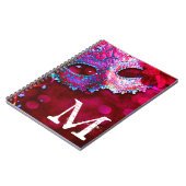 Carnet Mascarade Masque Masque Masquage Monogramme Note i (Côté gauche)