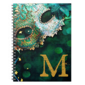 Carnet Mascarade Masque Masque Masquage Monogramme Note i (Devant)