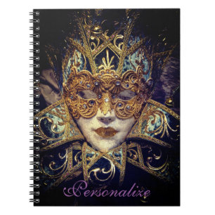 Carnet Mascarade masque victorien élégant gothique