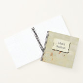 Carnet Masculine de papier Kraft taché de café (Intérieur)