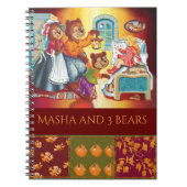 Carnet Masha et 3 ours (Devant)