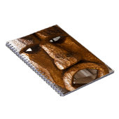 Carnet Masque africain sculpté à la main (Côté Droit)