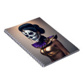 Carnet Masque crâne d'Halloween (Côté Droit)