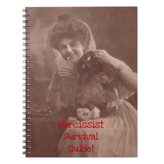 Carnet Masque d'abus Démasquer Narcissist Survival Guide (Devant)