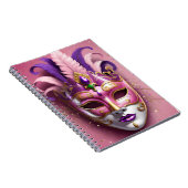 Carnet Masque de carnaval coloré (Côté Droit)