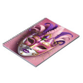 Carnet Masque de carnaval coloré (Côté gauche)