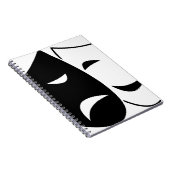 Carnet Masque De Comédie Et De Tragédie (Côté Droit)