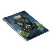 Carnet Masque de gaz post-apocalyptique (Côté Droit)
