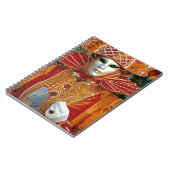 Carnet Masque Kabuku argenté (Côté gauche)