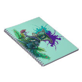 Carnet Masque - paon (Côté Droit)