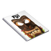 Carnet Masque sculpté des Fidji (Côté Droit)