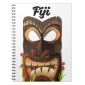 Carnet Masque sculpté des Fidji (Devant)