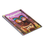 Carnet Masque Tiki de Polynésie (Côté Droit)