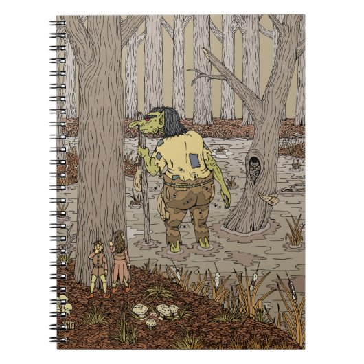 Carnet Masquer le troll de fond d'âne (Devant)