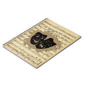Carnet Masques antiques de musique et de théâtre (Côté gauche)