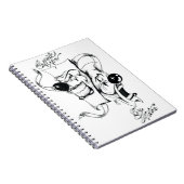 Carnet Masques De Drame Souriez Maintenant Pleure Plus Ta (Côté Droit)