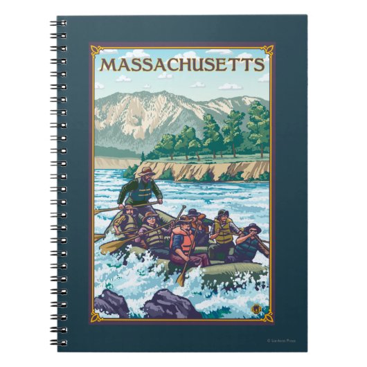 Carnet MassachusettsScène de Rafting (Devant)