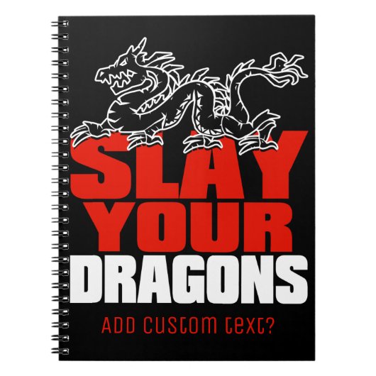 Carnet MASSACREZ VOS DRAGONS, cadeau pour des fans de la (Devant)