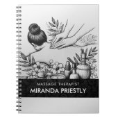 Carnet Massage Thérapie Guérison Mains Énergie Spa Bien-ê (Devant)