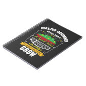 Carnet Master Gardener Vert Pouce Plante Fleur (Côté gauche)