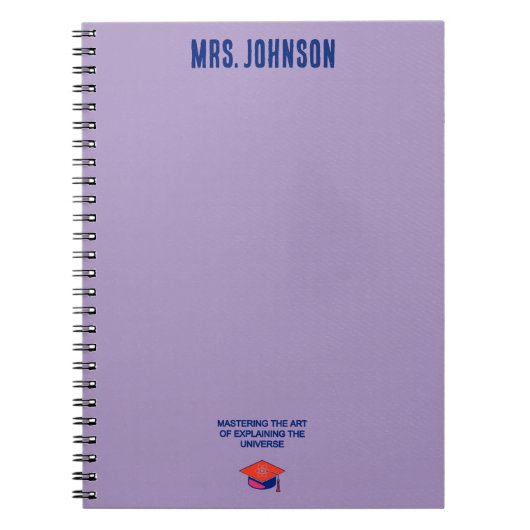 Carnet Mastering Art Of Explaining The Universe (Devant)